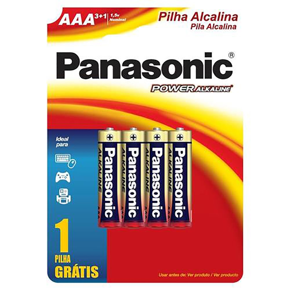 Pilhas Alcalinas Panasonic AA