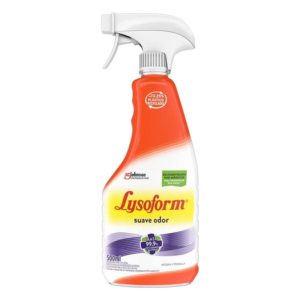 Comprar Lysoform Spray Suave Odor 500Ml