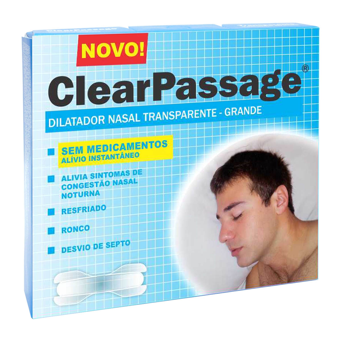 Comprar Dilatador Nasal Mentol Tamanho Grande Com 9 Unidades