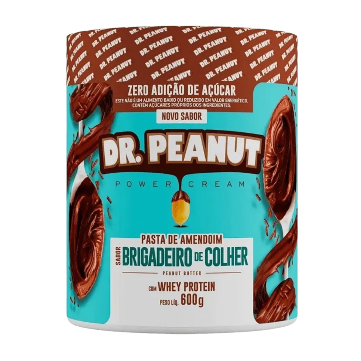 Kit 2X pasta de amendoim - dr peanut - 1KG-CHOCOLATE branco/brigadeiro em  Promoção na Americanas