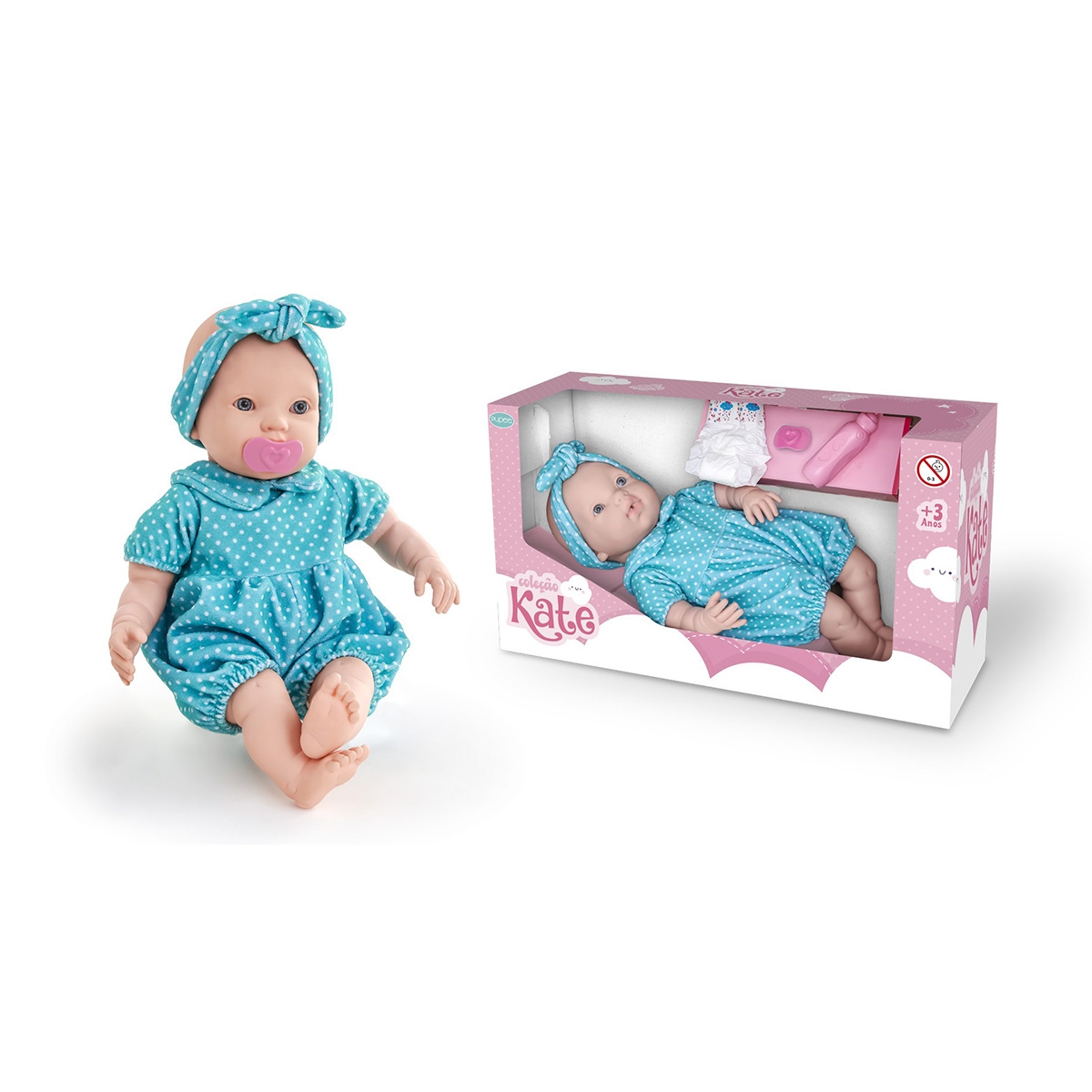 Boneca Busto Infantil Kit Maquiagem Pentear Acessórios