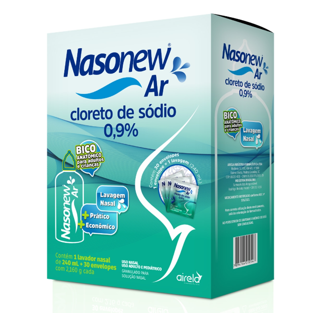 Comprar Nasonew Ar Cloreto de Sódio 0,9% Lavador Nasal Com