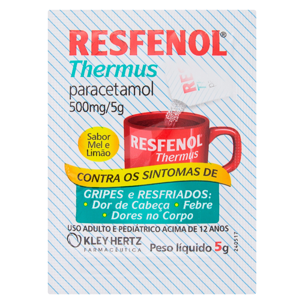 Comprar Resfenol Thermus Sabor Mel e Lim o Com 1 Sache de 5g