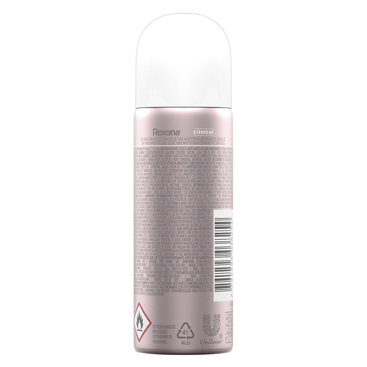Desodorante Aerossol Antitranspirante Rexona Clinical Classic 150ml