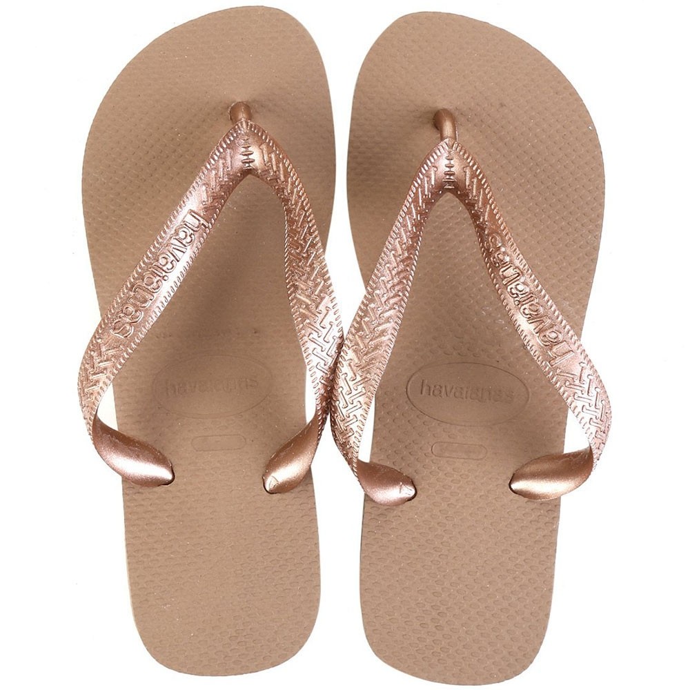 havaianas casual rose gold