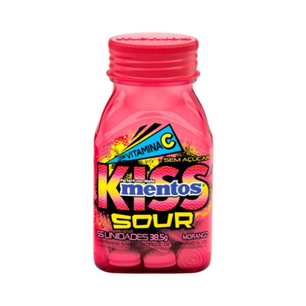 Comprar Pastilha Mentos Kiss Sour Com Vitamina C Sabor 1605