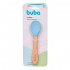 Colher Infantil Silicone e Bambu Azul Ref:15822 Buba