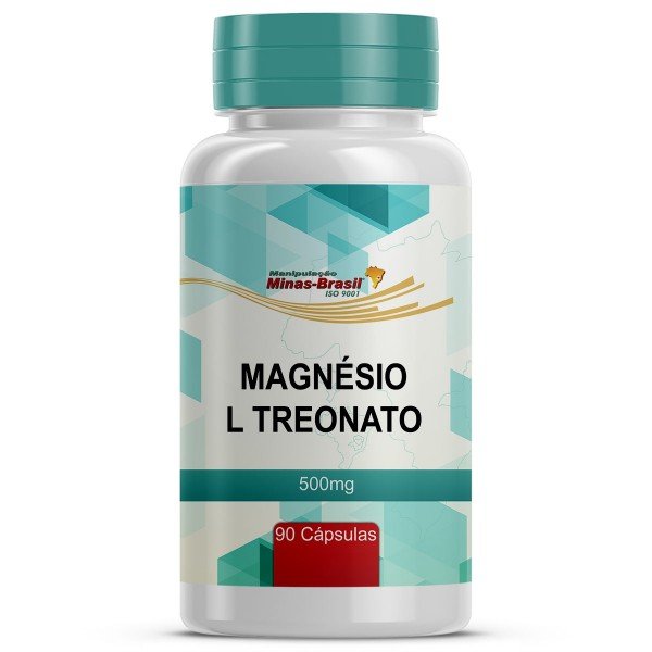 Comprar MAGNÉSIO L-TREONATO 500MG 90 CÁPSULAS | Drogaria