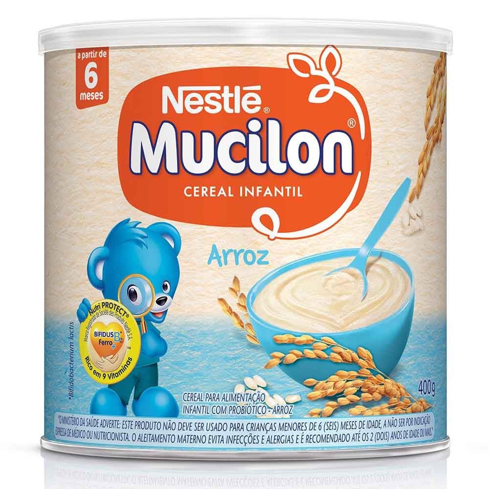 Comprar Cereal Infantil Mucilon Sabor Arroz 400g | Drogaria