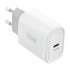 Kit Carregador Power Delivery Usb-C 3A 20W e Cabo Usb-C 1,5M Branco I2Go