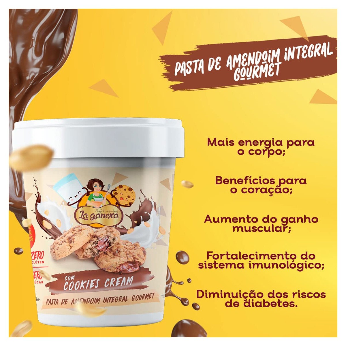 Comprar Pasta de Amendoim Avelã - La Ganexa