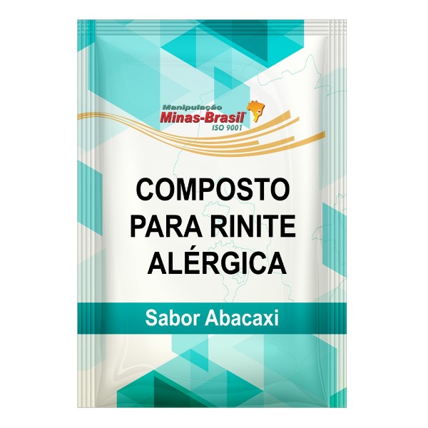 Composto Para Rinite Alérgica Com 20 Pirulito Sabor Abacaxi