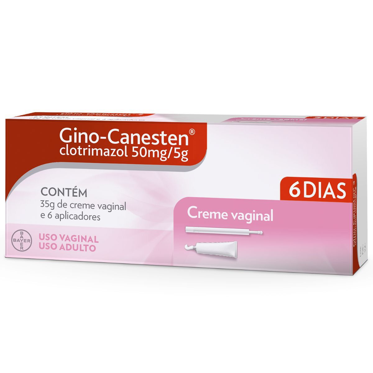 Comprar Gino Canesten Creme Vaginal 35 G Com 6 Aplicadores 5999
