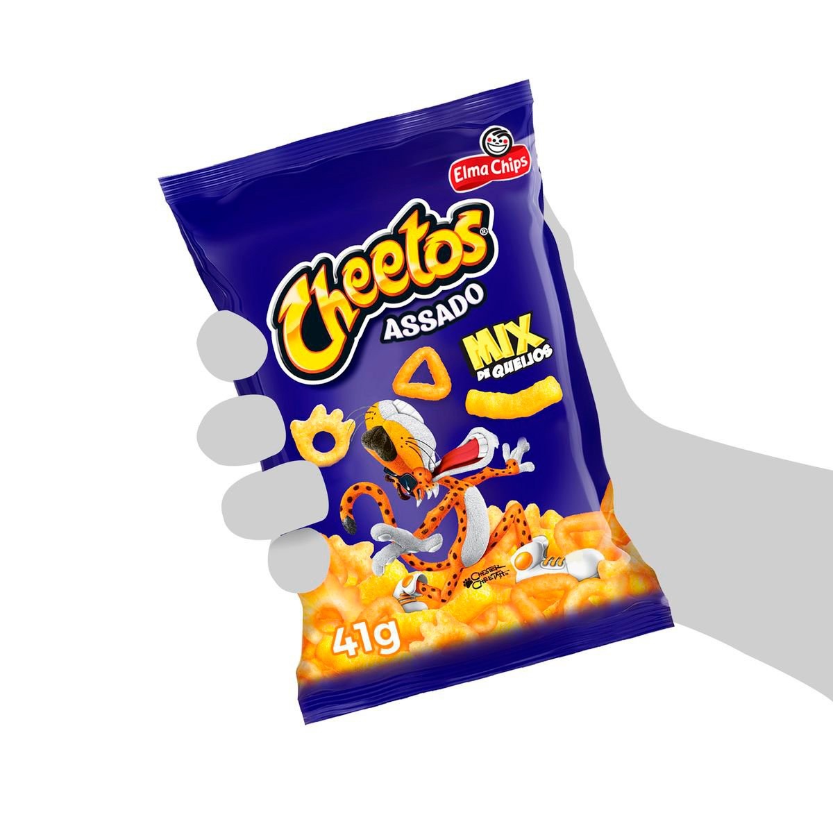 Salgadinho de Milho Mix de Queijos Elma Chips Cheetos 150g