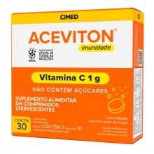 Suplemento Alimentar Vitamina C Sabor Laranja Com 10 Comprimidos  Efervescentes Cronoliv