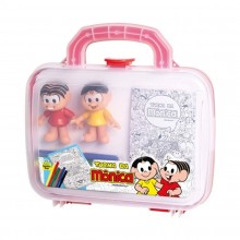 Tapete Para Pintar Turma Da Mônica®- Branco & Azul Claro- 7x39x7cm-  Samba-Toys - PRIVALIA - O outlet online de moda Nº1 no Brasil