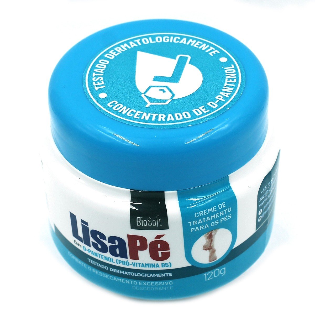 Creme Hidratante Lisa Pé Antiodor 120g - Loja Soft Hair - Cosméticos