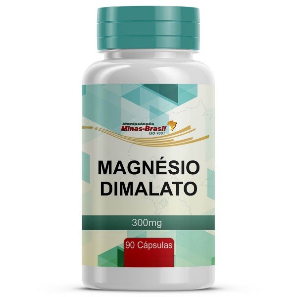 Solução De Lugol 5% 100 Ml Magnésio Dimalato 300 Mg -90