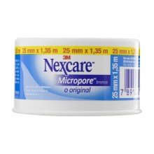 Esparadrapo Impermeavel Nexcare Branco 12mm x 3m - Memed+