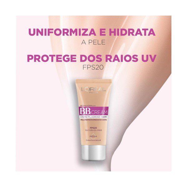 Comprar BB Cream Creme Milagroso 5 Em 1 Fps20 Cor Morena