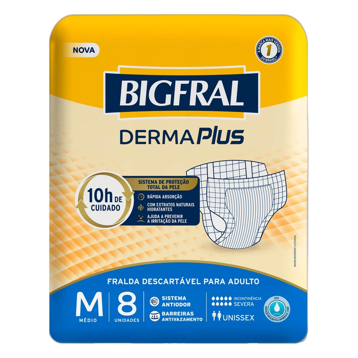 Comprar Fraldas Geriátricas Bigfral Plus Tamanho Médio Com