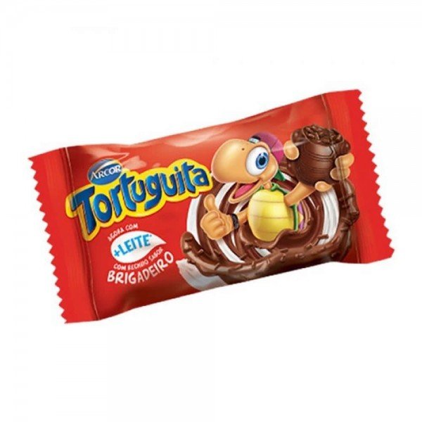 Chocolate Tortuguita Arcor Com Recheio de Brigadeiro 19g