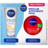 Kit Nivea Protetor Solar Facial Fps 70 Toque Seco Antissinais 40Ml Com Creme Facial Antissinais 100Ml