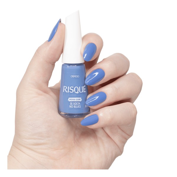 Esmalte Cremoso Nova Cor – Se Solta No Blues 8Ml Risqué