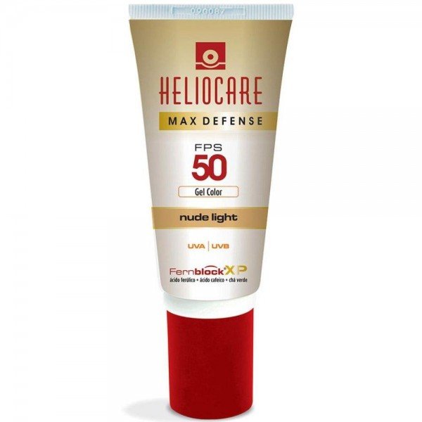 Protetor Solar Max Defense Gel Color Heliocare Fps Nude