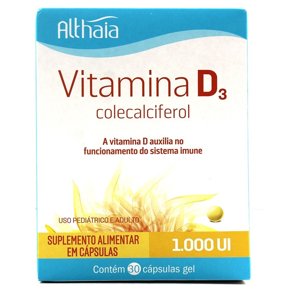 Vitamina D 1000UI Drogaria São Paulo 30 Comprimidos - Drogaria Sao