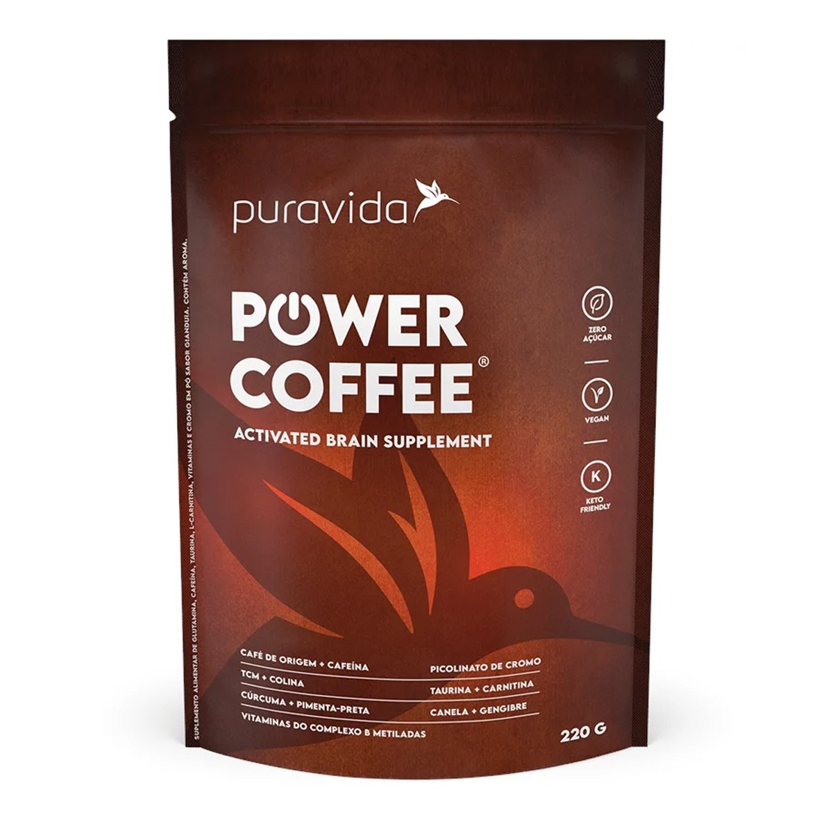 Comprar Power Coffee Pura Vida 220g Drogaria Minas Brasil 6909